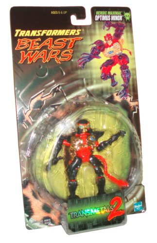 Transformers Year 1998 Beast Wars Transmetals 2 Series 5 Inch Tall Action Figure - Heroic Maximal Ground Commando Heroic Maximal OPTIMUS MINOR