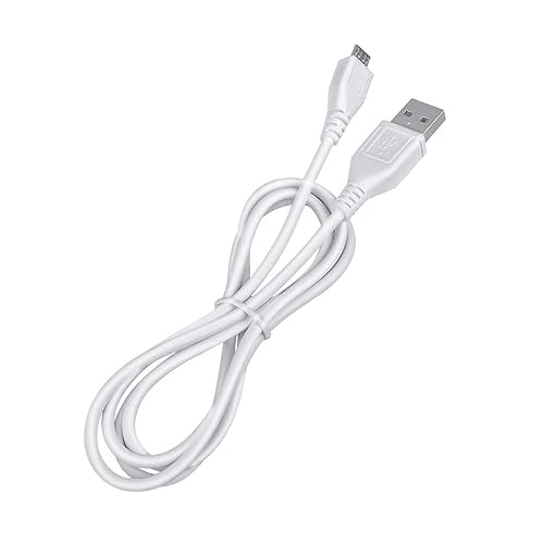 PK Power White Micro USB Data/Charging Cable Charger Power Cord Lead  for FLIR C2 FLIRC2 Compact Thermal Imaging Camera System with MSX Image