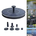 Solar Water Fountain, Luxanna Bird Bath Fountain Pump with 1.4W Solar Floating Panel and Water Pump for Pond, Pool, Garden, Fish Tank, Aquarium Outdoor