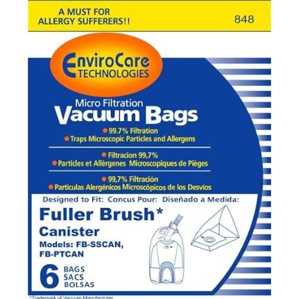 Fuller Brush Canister Vacuum Bags FB 