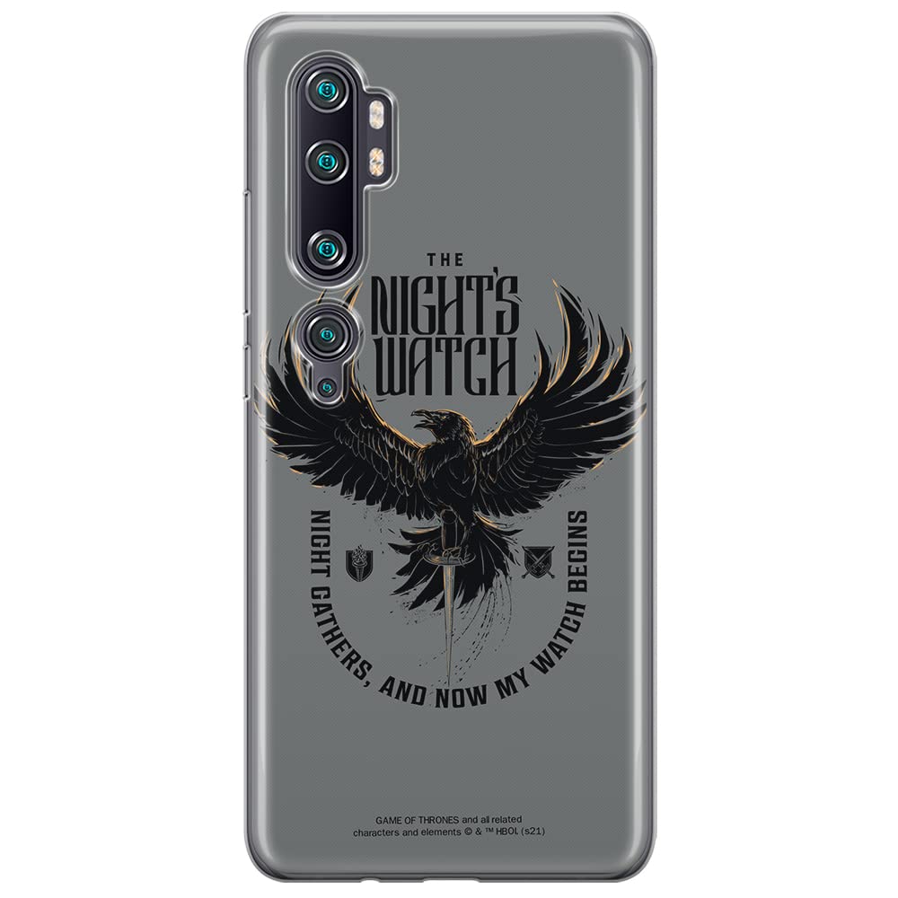 ERT GROUP mobile phone case for Xiaomi MI NOTE 10 Lite original and officially Licensed Gra o Tron pattern Game of Thrones 003 optimally adapted to the shape of the mobile phone, case made of TPU — image 1
