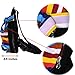 Cosmos Pet Dog Carrier Backpack Pet Dog Cat Legs Out Front Carrier Travel Bag for Traveling Hiking Camping for Small Medium Dogs Cat, Colorful Strip Pattern (Small Size)