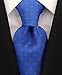Scott Allan Collection Blue and Orange Polka Dot Ties for Men - Woven Necktie for Men - Blue & Orange Dot Wedding Tie for Groom