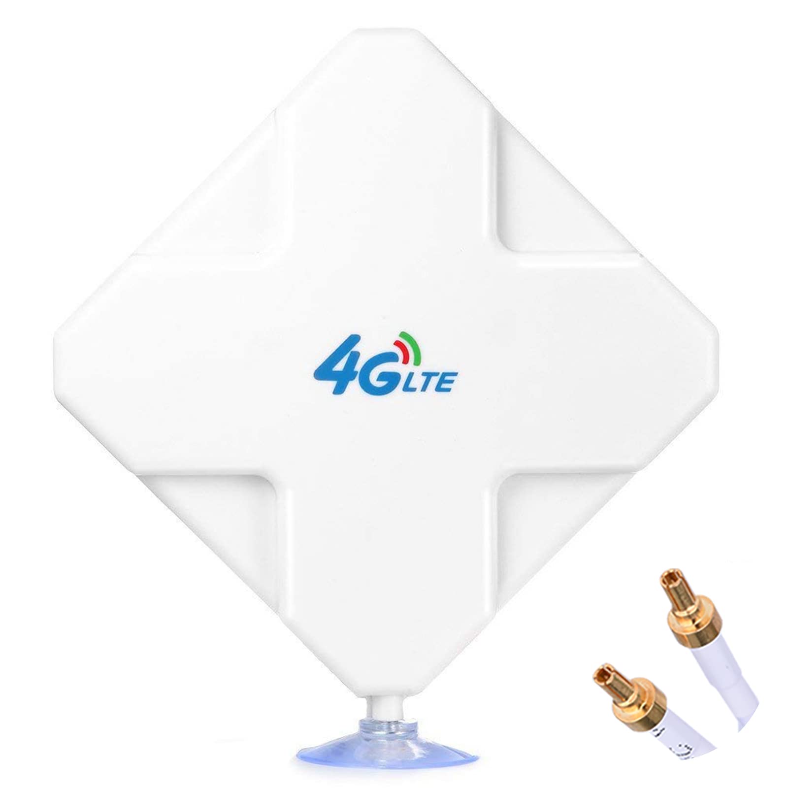Andven 4G LTE Antenna CRC9, 35dBi 3G/4G External Antenna with Dual CRC9 Connector for Wireless Network Card WLAN Router