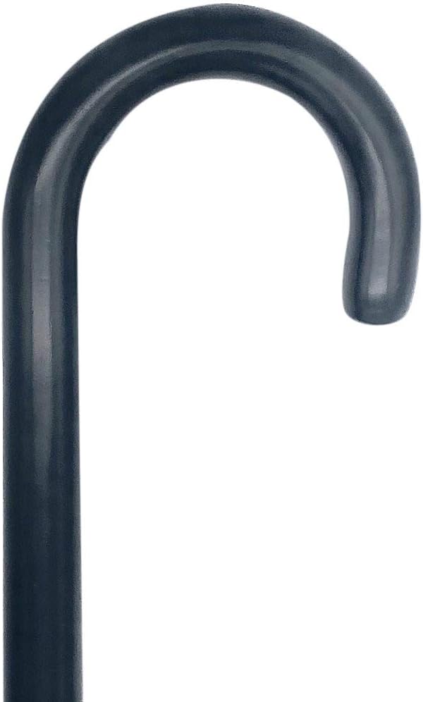 Classy Walking Canes 1 inch Diameter Tall Cane – Black, 42 inches, Natural Wood Cane. Functional Grip Canes
