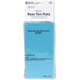 Learning Resources LER0926 Plastic Base Ten Flats, 10 Piece