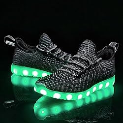 BosenHulu Light Up Shoes for Women Men USB Charging