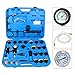 freebirdtrading 8MILELAKE 28pcs Universal Radiator Pressure Tester and Vacuum Type Cooling System Tool Kit (Blue)