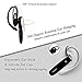 Wireless Bluetooth Earpiece with MIC, Glazata A2DP Hands-Free Bluetooth Headphone Headset for iPhone,Samsung ,Galaxy ,Android Cell Phones English / Español Voice Prompt(Black)