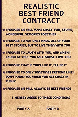 Friendship contract pdf