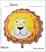 King's Store,5pc Jungle Animals Balloons Birthday Party Decorations Lion Tiger Monkey Zebra The Giraffe