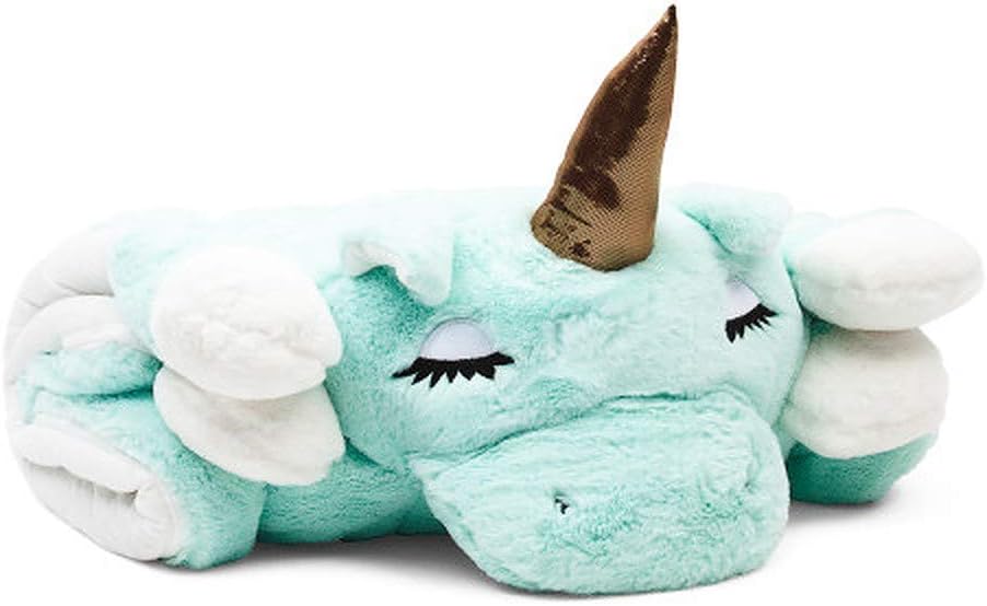 Frolics Plush Sleeping Bag Assorted Animals (Unicorn Mint) Amazon.co