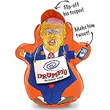 DRUMPFO Donald Trump Funny Novelty Gag Inflatable Blow Up Punching / Bop Bag for Gift Office, Bath Toy, Birthday, Present for Women Men Kids, Trump And Obama, Hillary and Bernie Fans