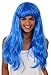 Kangaroo Costume Wigs - Glamorous Blue Wig with Bangs