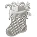 Hallmark 1795QGO1802 Stocking Metal Dated Keepsake Christmas Ornaments