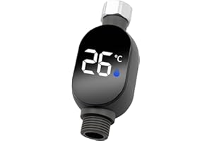 Digital Display Baby Bath Shower Head Thermometer, Led Shower Water Temperature Indicator Meter Gauge, Waterproof Bathroom Ac
