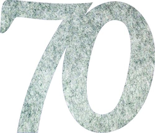 Petra's Craft News A GEF3370 87 Confetti - Fliz, Grey Melange, 18 x 12 x 3 cm, Mottled Grey