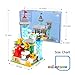SpringFlower Building Blocks, Automatic Marble Run set, Castle Fairy Tale Theme, Educational Construction Toys Set, Best New year gift for Kids, Boys, and Girls 3 4 5 6 7 8 Years Old & Up,154pcs