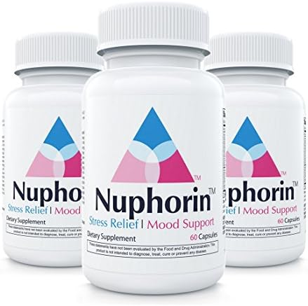 Nuphorin Anxiety Relief :: #1 Fast-Acting Anxiety Supplement for Anxiety, Stress Relief and Panic (60 Capsules) :: 12 Powerful, Professional-Grade Ingredients :: (3-Bottles)
