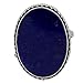 NOVICA Artisan Handmade Lapis Lazuli Cocktail Ring Blue Oval India .925 Sterling Silver Riverside Birthstone 'Pool of Memories'