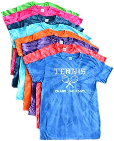JANT girl Tennis Tie Dye T-Shirt - for Girls with Game Logo