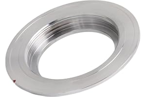 Tbest M42 MD Lens Adapter Premium Silver Copper Alloy Camera for Minolta Mount Body Durable Lightweight Precision Machining