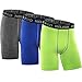 Neleus Men's 3 Pack Sport Compression Athletic Shorts