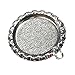 Joyingle Flat Bottle Cap Pendants with Holes and Split Rings For Photo Pendants Diy Crafts (Silver)