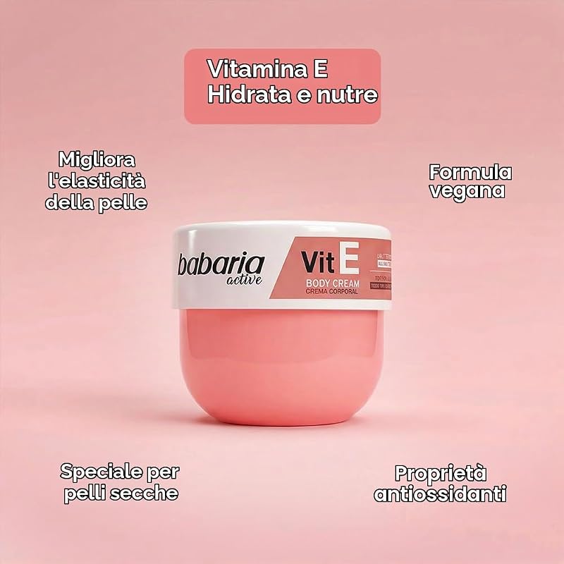 Crema Corpo Vitamina E | Nutrizione Antiossidante | 400ml