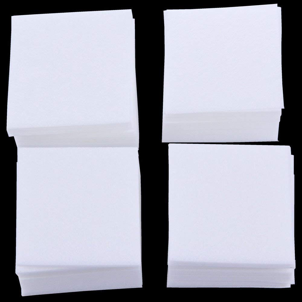 BTYMS 620 Pcs Lint Free Nail Wipes Nail Art Gel Polish Remover Cotton Pads: Beauty