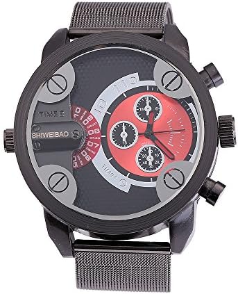 SHIWEIBAO A3130 Brand Watch, Suitable For Men's Fashion Cool Stainless Steel Quartz Watch