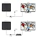 Amplified HDTV Antenna-SKYTV 50 Miles Range Digtial HD Antennas with 13.2ft long copper coaxial cable -Black