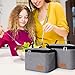 Lifewit Insulated Lunch Box Bag for Men/Women/Kids, Thermal Bento Bag for Office/School/Picnic, Grey [ Pack of 2 ]