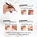 AMTOK Blackhead Remover Kit Curved Blackhead Tweezers Kit Pimple Comedone Extractor Tool Set Treatment for Blemish, Zit Popper (Tweezers Kit 5pcs)