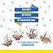 2-in-1 Police Car Children's Toy and Storage Box With Kids 3D Puzzle of Adventure Ship