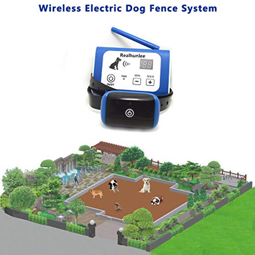 2019 Wireless Electric Dog Fence System Outdoor Invisible Wireless Dog Fence Containment System 550YD Remote Control with Rechargeable Waterproof Receiver Beep/Shock/Static Mode Dogs - Thumbnail 6
