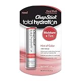 ChapStick Total Hydration Tinted Moisturizer 100% Natural Lip Color and Lip Treatment, 0.12 Ounce, Coral Blush Tint