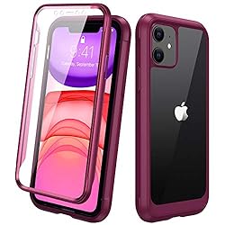 Diaclara Compatible with iPhone 11 Case, Full Body