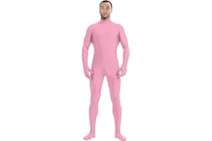 Aniler Men's and Women's Headless Spandex Bodysuit Zentai Jumpsuit Halloween Dress Up Party Cosplay Unitard Body Suit