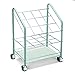 Safco 12 Compartment Tubular Steel Wire Mobile Roll File |100lbs Total Load Capacity | Easy Visibility & Access | Storage Home, Office & Classroom