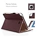 ProCase Galaxy Tab A 8.0 Case (2015 Old Model) - Standing Cover Folio Case for 2015 Galaxy Tab A Tablet (8.0 inch, SM-T350 P350) -Brown