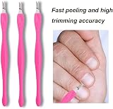 Lmyzcbzl Cuticle Trimmer 3 Pcs Cuticle Remover Pusher Nail Tool view 5