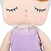 SKM Me Too Angela Stuffed Soft Cuddly Doll Toy Bunny Girls Baby Plush Rabbit Doll for Baby Kids, Birthday Gifts, Kid's Sleeping Partner, 14 inch+Gift Bag (Purple)