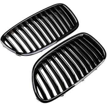 Amazon Com Gloss Black Front Hood Kidney Sport Grille