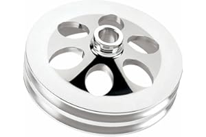 Billet Specialties Power Steering Pulley 2 Groove Press-On('75-U