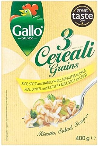 Riso Gallo3 Grain Rice, Barley & Spelt Risotto - 400g (0.88lbs)