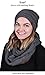 Funky Junque Infinity Scarf - Melange Grey (Solid)