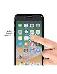 bodyguardz   Pure 2 Protector de visualización de vidrio, Ultra Thin vidrio templado Protector de visualización para Apple iPhone 6 6S 7 8 PLUS