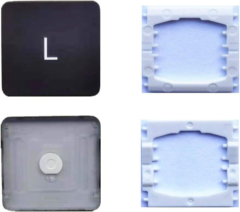 Replacement Individual L Key Cap and Hinges are Applicable for MacBook Pro A1706 A1707 A1708 Keyboard to Replace The L Key Cap and Hinge