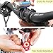 BLITZU Gator 390 USB Rechargeable LED Bike Light Set, Bicycle Headlight Front & Free Rear Back Tail Light. Waterproof, Easy to Install for Kids Men Women Road Cycling Safety Commuter Flashlight Blue